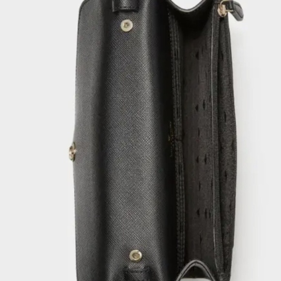 Kate Spade (NWT) Tinsel Flap Crossbody in Black Glitter - Picture 3 of 6